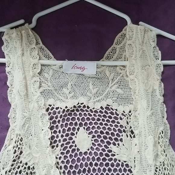 Cotton floral vest - Picture 3 of 4